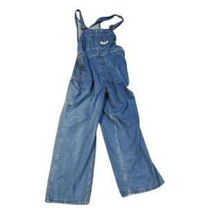 Big Mac Denim Bib Overalls Mens 38x29 Jean Workwear Carpenter